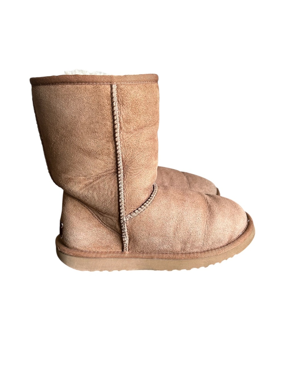 UGG Chestnut Short Classic Shearling Lined Ankle Boots